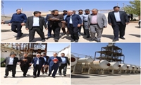 بازدید دکتر مصری و مهندس باقرخانی از فیدار پالایش ویرا؛ حمایت از تولید دانش‌بنیان در کرمانشاه