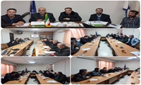  برگزاری نشست هم اندیشی معاونین نظارت، بازرسی و حمایت از مصرف‌کنندگان، امور بازرگانی و توسعه تجارت، توسعه مدیریت و منابع انسانی و حراست اداره کل صنعت،معدن و تجارت  با روسای ادارات صمت شهرستان های تابعه استان درخصوص مباحث تخصصی صمت