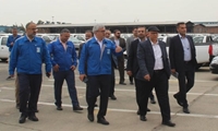 بازدید معاون وزیر صمت و رییس سازمان حمایت مصرف کنندگان از شرکت خودروسازی ایران خودرو