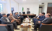 نشست هم‌اندیشی معاون بازرگانی صمت کرمانشاه با فرماندار هرسین برای توسعه ظرفیت‌های اقتصادی شهرستان